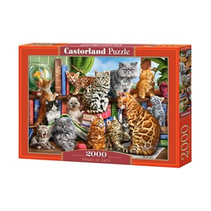 Castorland (C-200726) - "House of Cats" - 2000 brikker puslespil