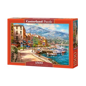 Castorland (C-151745) - "The French Riviera" - 1500 brikker puslespil