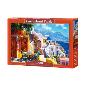 Castorland (C-104130) - "Afternoon on the Aegean Sea" - 1000 brikker puslespil