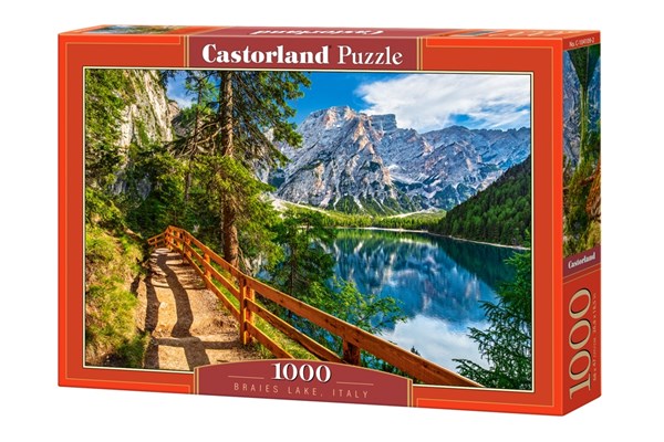 Castorland (C-104109) - "Braies Lake, Italy" - 1000 brikker puslespil
