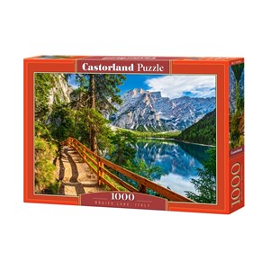 Castorland (C-104109) - "Braies Lake, Italy" - 1000 brikker puslespil