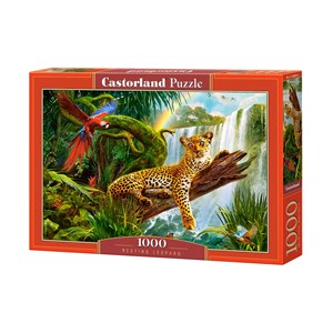 Castorland (C-104093) - "Resting Leopard" - 1000 brikker puslespil