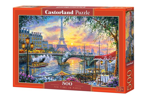 Castorland (B-53018) - "Tea Time in Paris" - 500 brikker puslespil