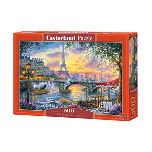 Castorland (B-53018) - "Tea Time in Paris" - 500 brikker puslespil
