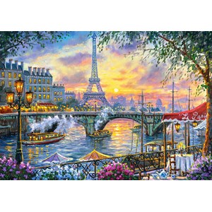 Castorland (B-53018) - "Tea Time in Paris" - 500 brikker puslespil