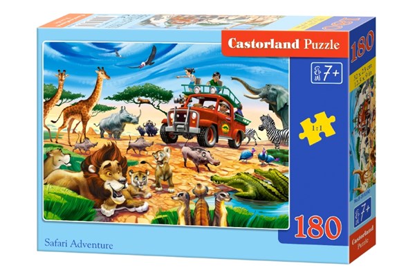 Castorland (B-018390) - "Safari Adventure" - 180 brikker puslespil