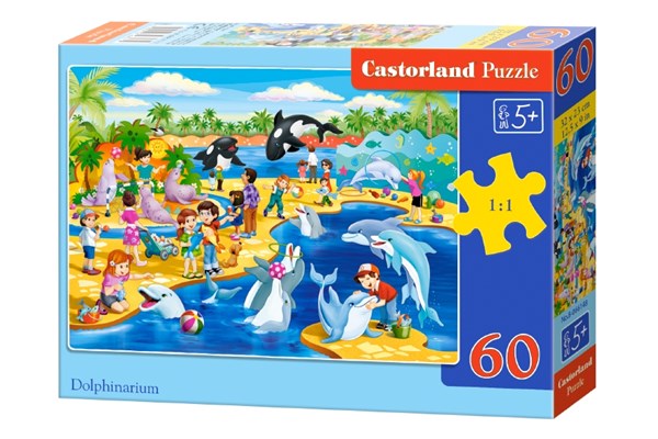 Castorland (B-066148) - "Dolphinarium" - 60 brikker puslespil