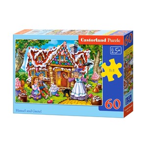 Castorland (B-066094) - "Hansel and Gretel" - 60 brikker puslespil