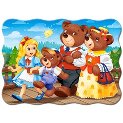 Castorland (B-03716) - "Goldilocks and Three Bears" - 30 brikker puslespil
