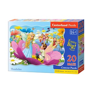 Castorland (C-02382) - "Thumbelina" - 20 brikker puslespil