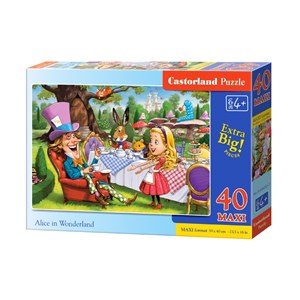 Castorland (B-040292) - "Alice in Wonderland" - 40 brikker puslespil