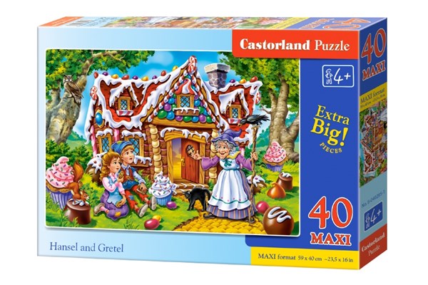 Castorland (B-040285) - "Hansel and Gretel" - 40 brikker puslespil