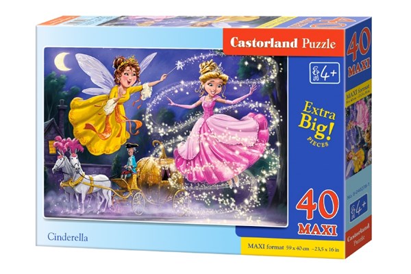 Castorland (B-040278) - "Cinderella" - 40 brikker puslespil