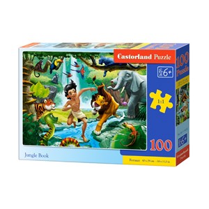 Castorland (B-111022) - "Jungle Book" - 100 brikker puslespil
