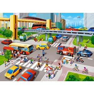 Castorland (B-070039) - "City Rush" - 70 brikker puslespil