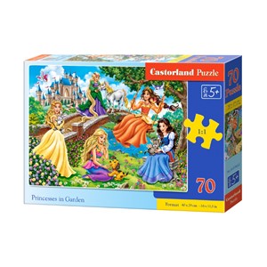 Castorland (B-070022) - "Princesses in Garden" - 70 brikker puslespil