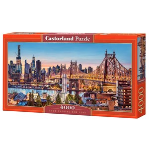 Castorland (C-400256) - "Good Evening New York" - 4000 brikker puslespil