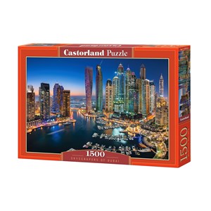 Castorland (C-151813) - "Skyscrapers of Dubai" - 1500 brikker puslespil
