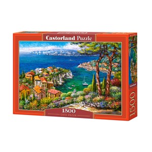 Castorland (C-151776) - "Cote d’Azur" - 1500 brikker puslespil
