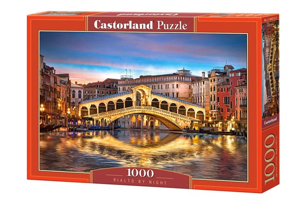 Castorland (C-104215) - "Rialto by Night" - 1000 brikker puslespil