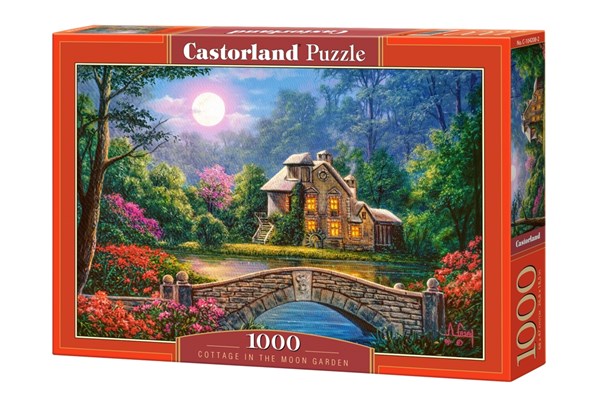 Castorland (C-104208) - "Cottage in the Moon Garden" - 1000 brikker puslespil