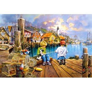 Castorland (C-104192) - "At the Dock" - 1000 brikker puslespil