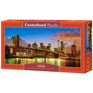 Castorland (B-060399) - "Brooklyn Bridge, New York" - 600 brikker puslespil
