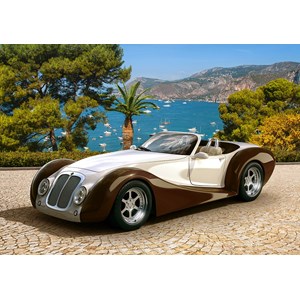 Castorland (B-53094) - "Roadster in Riviera" - 500 brikker puslespil