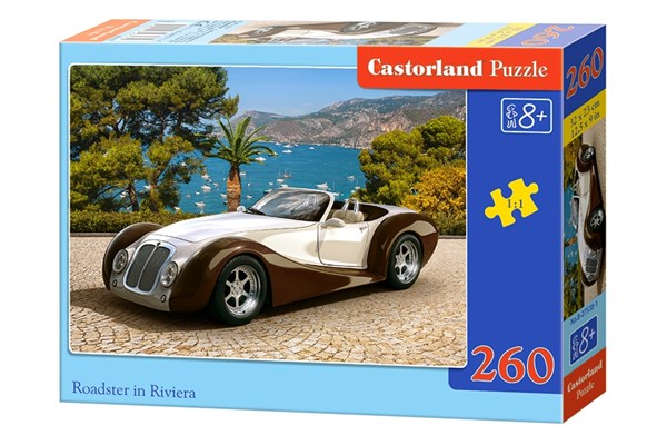 Castorland (B-27538) - "Roadster in Riviera" - 260 brikker puslespil