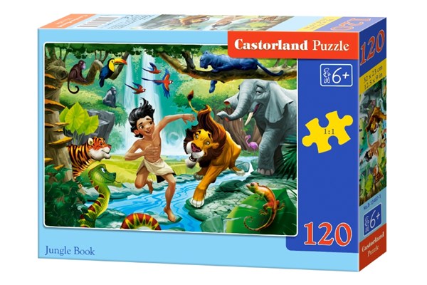 Castorland (B-13487) - "Jungle Book" - 120 brikker puslespil