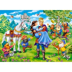 Castorland (B-13463) - "Snow White, Happy Ending" - 120 brikker puslespil