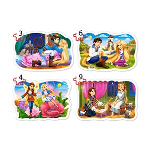 Castorland (B-005093) - "Fairytale Love" - 3 4 6 9 brikker puslespil