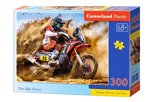 Castorland (B-030354) - "Dirt Bike Power" - 300 brikker puslespil