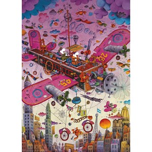 Heye (29887) - Guillermo Mordillo: "Fly With Me!" - 1000 brikker puslespil