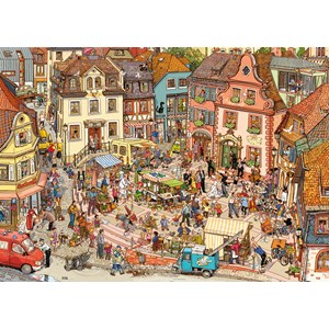 Heye (29884) - Doro Göbel: "Market Place" - 1000 brikker puslespil