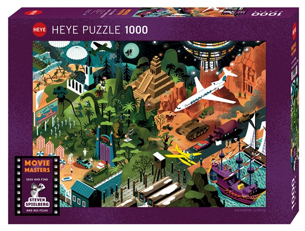 Heye (29883) - Alexandre Clerisse: "Steven Spielberg Films" - 1000 brikker puslespil