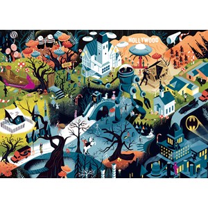 Heye (29882) - Alexandre Clerisse: "Tim Burton Films" - 1000 brikker puslespil
