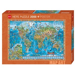 Heye (29846) - Rajko Zigic: "Amazing World" - 2000 brikker puslespil