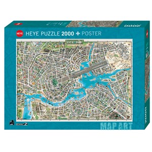 Heye (29844) - "City of Pop" - 2000 brikker puslespil