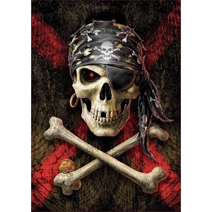 Educa (17964) - "Pirate Skull" - 500 brikker puslespil