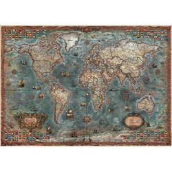 Educa (18017) - "Historical World Map" - 8000 brikker puslespil