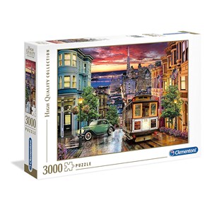 Clementoni (33547) - "San Francisco" - 3000 brikker puslespil