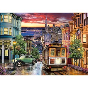 Clementoni (33547) - "San Francisco" - 3000 brikker puslespil