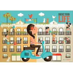 Educa (17987) - "Driver dit liv" - 500 brikker puslespil