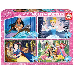 Educa (17637) - "Disney Princess" - 50 80 100 150 brikker puslespil