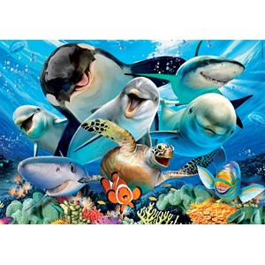 Educa (18062) - "Underwater selfie" - 100 brikker puslespil