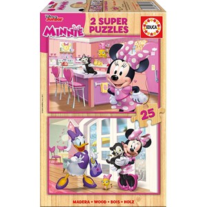 Educa (17625) - "Minnie Happy Helpers" - 25 brikker puslespil