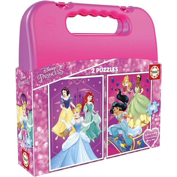 Educa (17640) - "Disney Princess Case" - 48 brikker puslespil