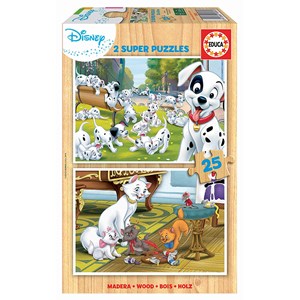 Educa (18082) - "Disney Animals" - 25 brikker puslespil