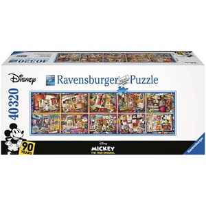 Ravensburger (17828) - "Mickey Mouse through the Years" - 40000 brikker puslespil